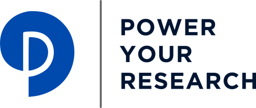 Logo for Power Your Research, a program from Dr. Sheena Howard on how to get a larger media presence for professors