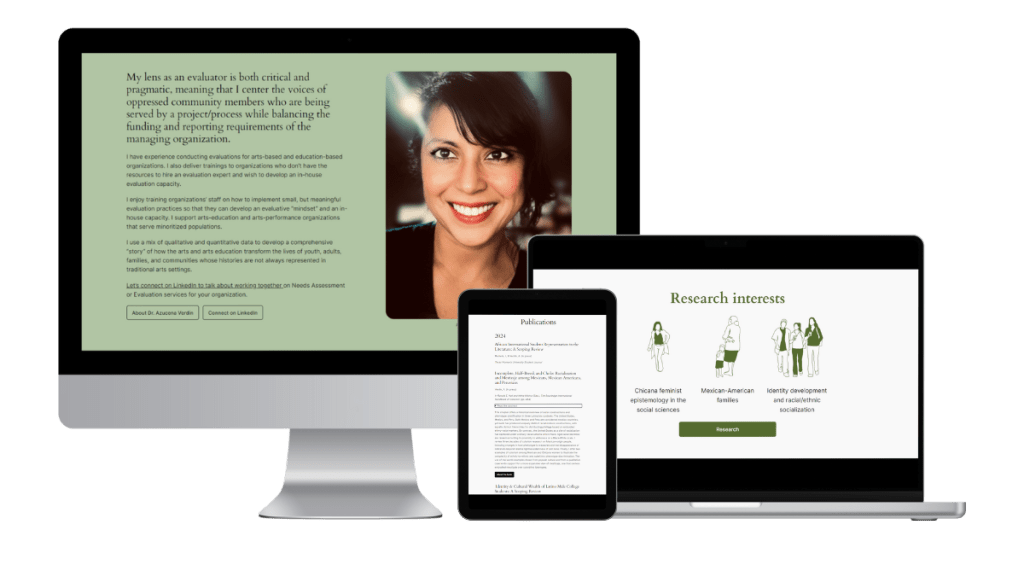 Azucena Verdin Website