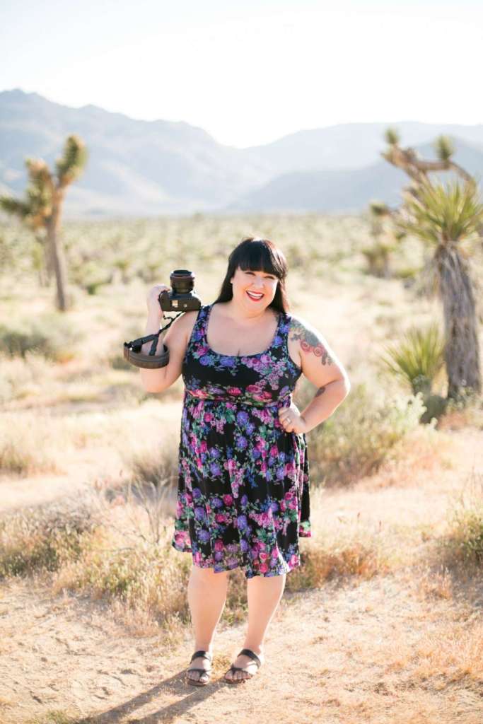 Melissa McClure with her camera
