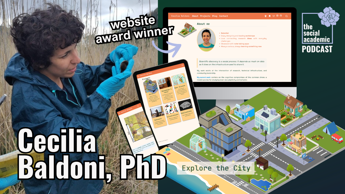 Creating Her Interactive Academic Website with Cecilia Baldoni, PhD