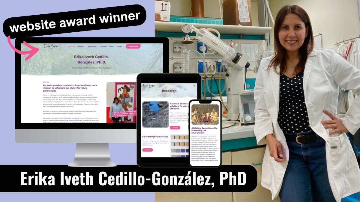 Personal Scientist Website with Erika Iveth Cedillo-González, PhD
